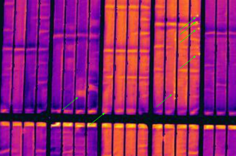 rapport d'inspection thermique pour des panneaux